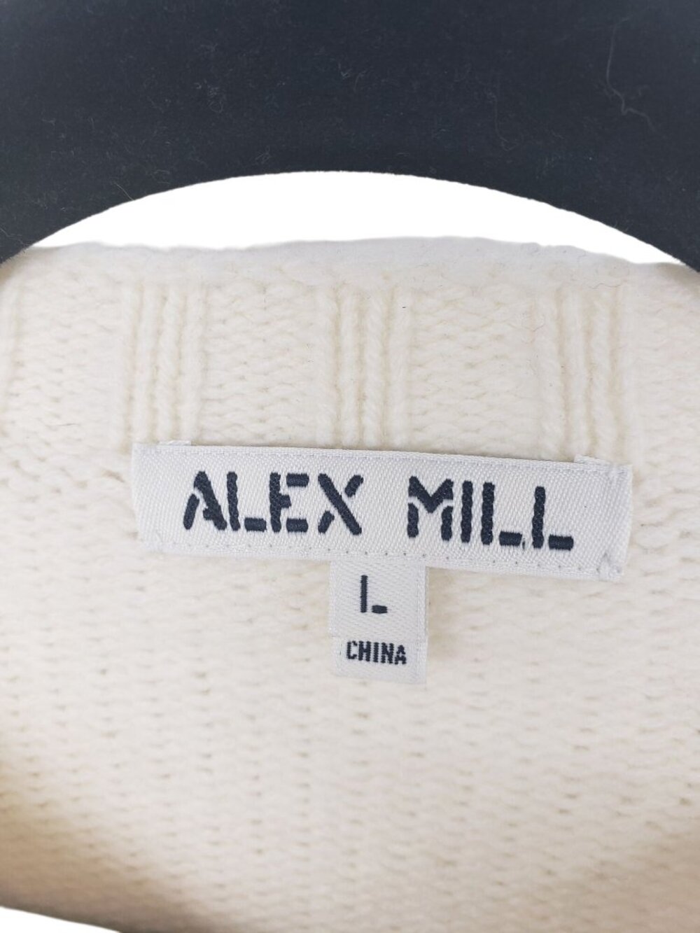 Alex Mill Jules Laceup Merino Wool Blend Sweater Coastal Preppy Fall Knit - Picture 3 of 14